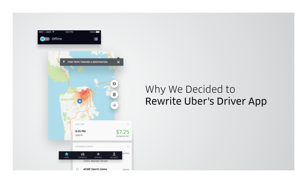 Why We Decided to Rewrite Uber's Driver App Uber Blog