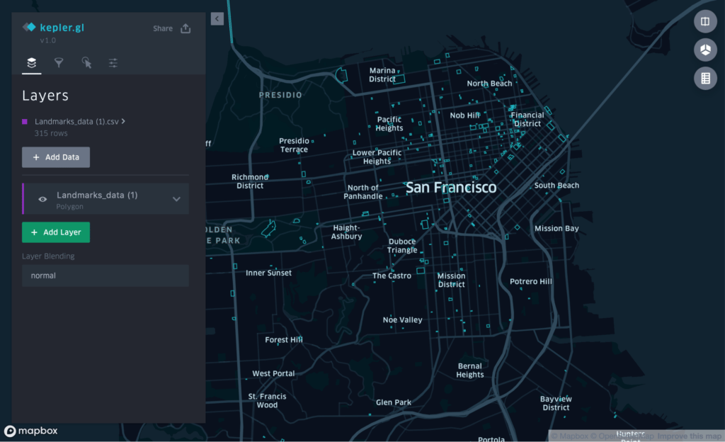 Visualization of San Francisco