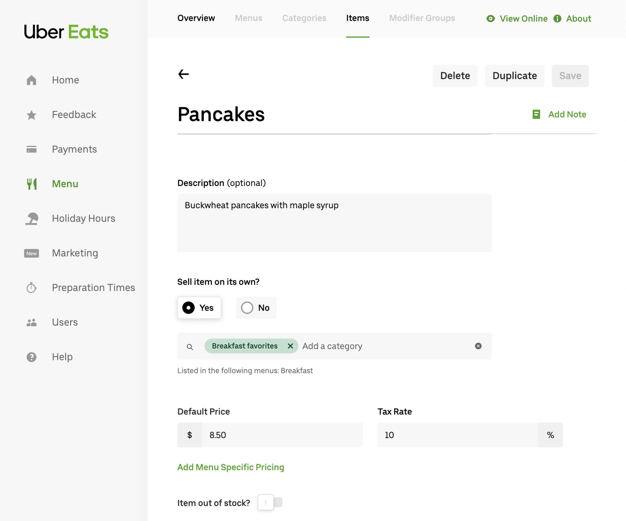 Introducing Menu Maker: Uber Eats' New Menu Management Tool