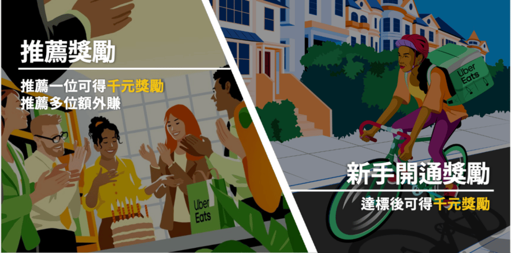 Featured image for Uber Eats 外送合作夥伴 新手獎勵活動