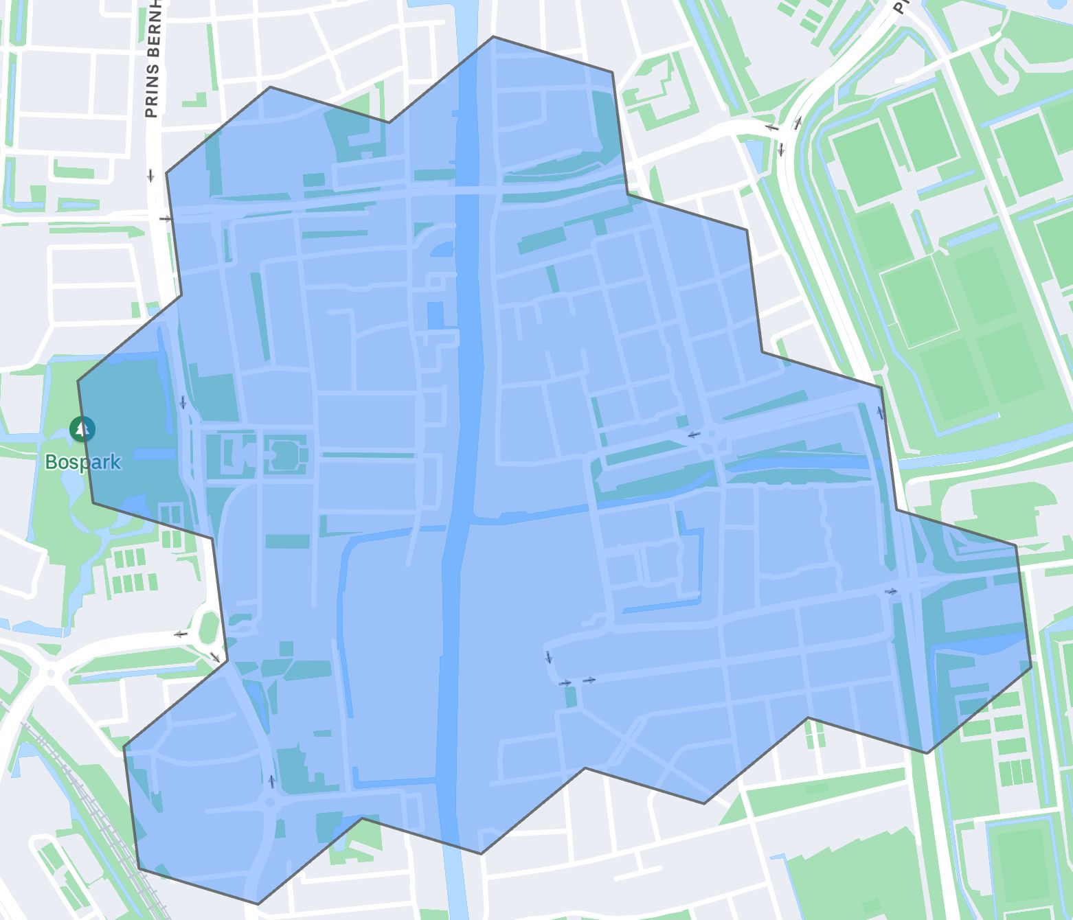 Alphen aan den Rijn Delivery Zone