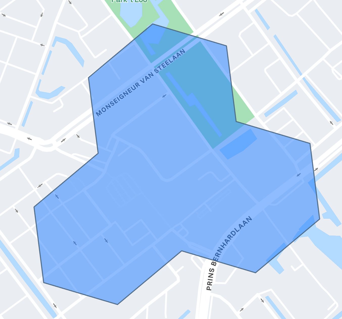 The Hague Voorburg Delivery Zone
