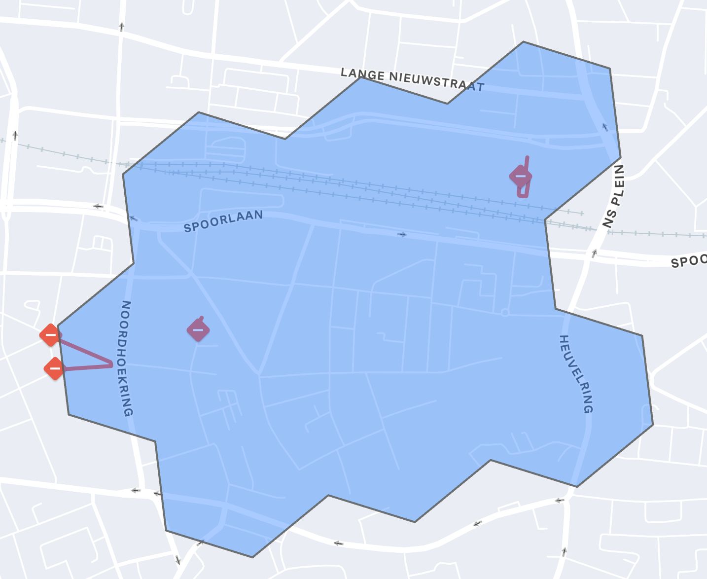 Tilburg Delivery Zone