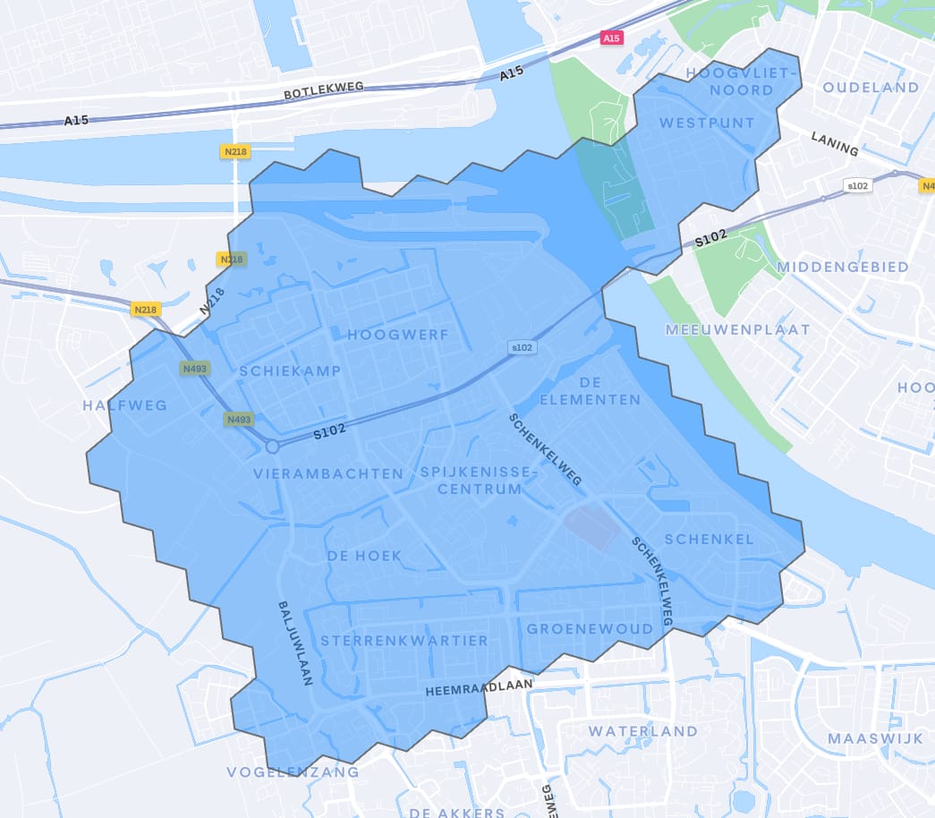 Spijkenisse Delivery Zone