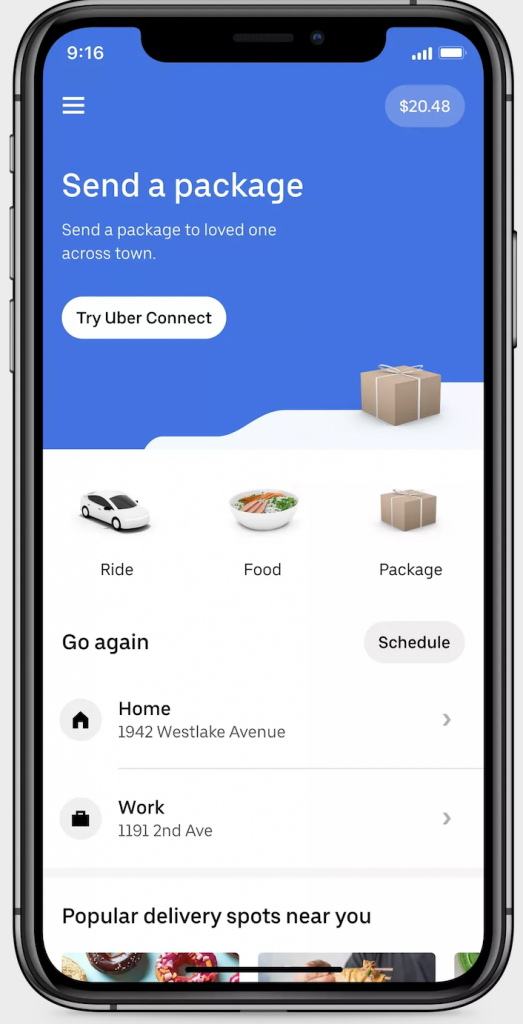 Uber Launches New Delivery Service to Help Send Packages to Loved Ones