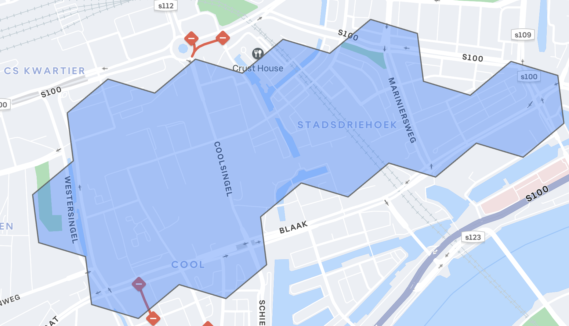Rotterdam Center Delivery Zone