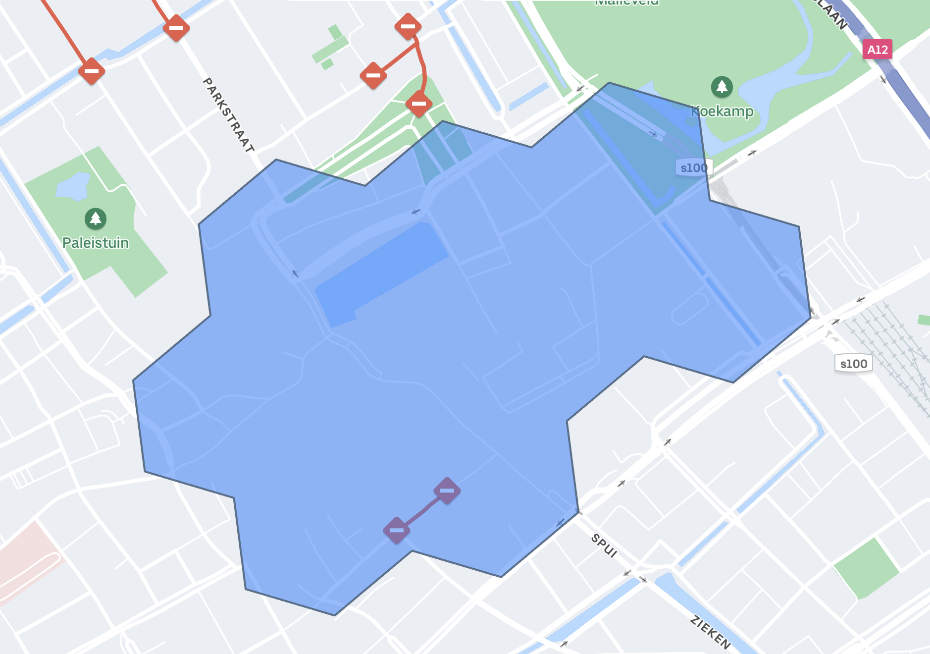 The Hague Center Delivery Zone