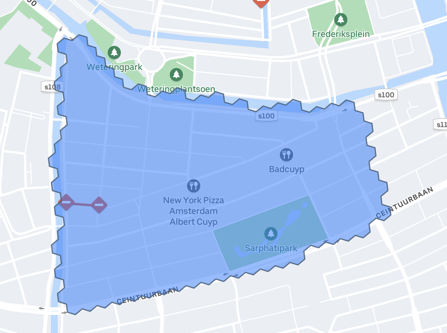 Amsterdam Zuid Delivery Zone